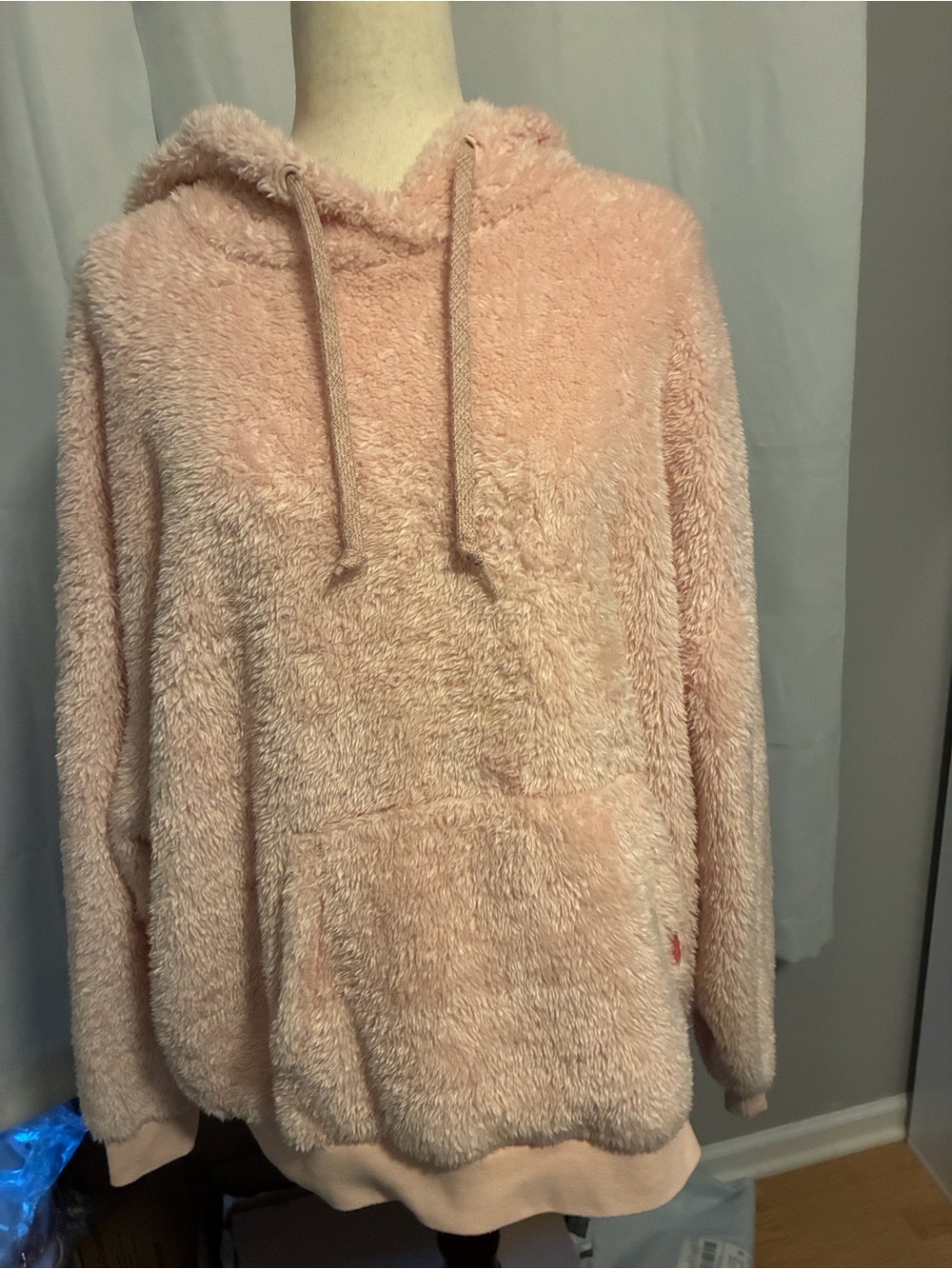UGG Blush Pink Plush Sherpa Hoodie